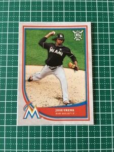 即決のみ！★TOPPS MLB 2018 BIG LEAGUE #66 ホセ・ウレーニャ（JOSE URENA）【マイアミ・マーリンズ】ベース 18★同梱発送可能！