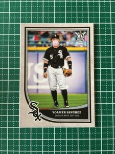 即決のみ！★TOPPS MLB 2018 BIG LEAGUE #195 ヨルマー・サンチェス（YOLMER SANCHEZ）【シカゴ・ホワイトソックス】ベース 18★同梱可能！