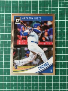 即決のみ！★PANINI MLB 2018 DONRUSS OPTIC #107 アンソニー・リゾ（ANTHONY RIZZO）【シカゴ・カブス】ベースカード 18★同梱発送可能！