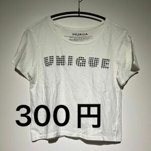 最安値300円【MURUA】半袖Tシャツ　ムルーア　レーヨン混