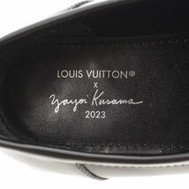 【ルイヴィトン】Louis Vuitton　草間彌生 コラボ アカデミー・ライン レザー ドット ローファー 1AB9JR ブラック 185347_画像7