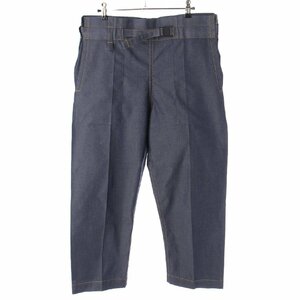 【ミー イッセイミヤケ】me ISSEY MIYAKE　23年 FLAT DENIM デニム パンツ ジーンズ MI33FF271 インディゴブルー 186875