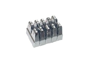  graphic * equalizer fader sliding volume for switch 5mm axis for 10 piece set ( chrome ) 7mm x 4mm x height 12mm