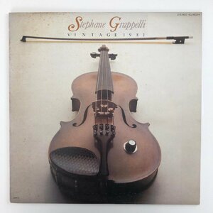 LP/ STEPHANE GRAPELLI / VINTAGE 1981 / ステファン・グラッペリ / 国内盤 ライナー CONCORD JAZZ JCJ-80214 30727