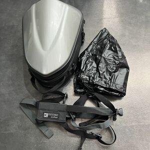  Motofizz Tanax MOTOFIZZ shell seat bag SS/ hair line silver ( capacity 5) MFK-237