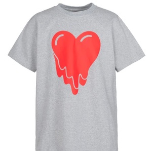 Emotionally Unavailable HEART LOGO TEE / H GRY