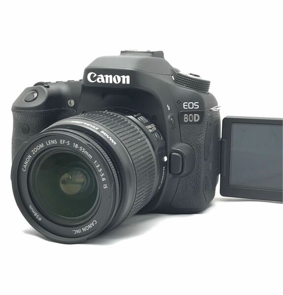 極美品　Canon EOS 80D レンズセット♪安心フルセット♪スタートキット♪初心者おすすめ♪難しい設定不要♪自撮り可能♪