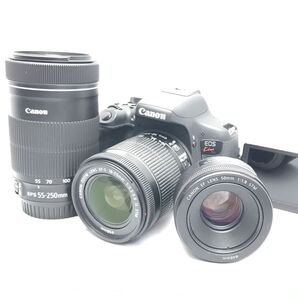 ショット数3,000以下!極美品!Canon EOS kiss x8i♪単焦点付きフルセット♪