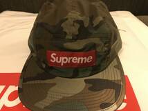 新品 未使用 国内正規品 ◆ Supreme Reflective Camo Camp Cap Boxロゴ 18aw Week1 ◆ 代官山店舗購入品 半タグ付き_画像5