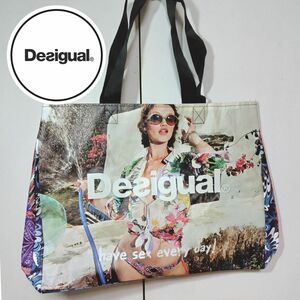 Desigual レア台形非売品 ショップバッグ①　トートバッグ エコバッグ トートバッグ エコバッグ ノベルティ