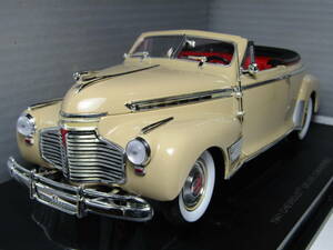 Chevrolet Deluxe convertible 1/18 シボレー 初代 コンバーチブル 1941 40s 50s ホワイトリボン ヴィンテージ EAGLE Collectibles 未展示