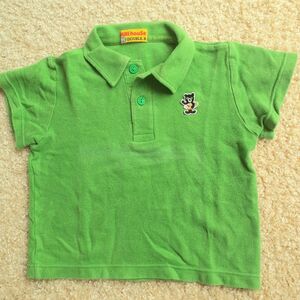 ポロシャツ　緑　ミキハウスSURF STYLE 90