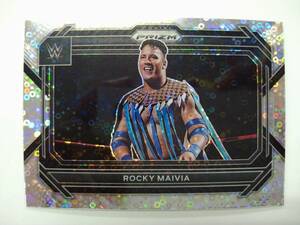 値下げ PANINI 2023 PRIZM WWE BASE No.41 ROCKY MAIVIA NICKNAME VARIATION DISCO PARALLEL 特価即決 THE ROCK ザ ロック