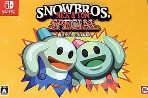 新品☆NINTENDO SWITCHニンテンドースイッチ用ソフトSNOWBROS. NICK & TOM SPECIALスノーブラザーズ スペシャル初回限定版スノブラTVゲーム