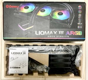 ENERMAX Ad re вспомогательный ru type RGB LED водяное охлаждение CPU кондиционер LIQMAXIII360mm ELC-LMT360-ARGB гарантия иметь 