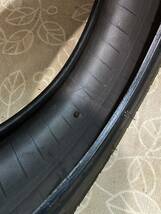 中古MCタイヤ BRIDGESTONE BATTLAX BT46 140/70-17 パンク修理痕あり ブリヂストン バトラックス 140 70 17 5019 A2567_画像7