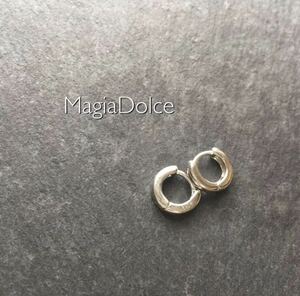 送料無料*MagiaDolce 5397silver925刻印入り シルバーピアス フープピアス シンプルピアス 小さいピアス ミニピアス シルバー925ピアス