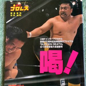 週刊プロレス 緊急増刊号 1996 平成8年9月29日号　UWFインターナショナル9.11神宮球場　高田延彦vs天龍、川田vs高山、橋本vs佐野