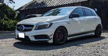 2013年　A45　AMG　4マチック　エディション1　ホワイト　検6年10月　134000km　修復歴無し　KWバージョン3車高調　今回にて叩き売切り　　_画像1