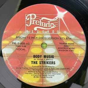 Soul disco record ソウル　ディスコ　レコード　Strikers Body Music(12) 1981
