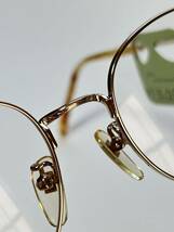 未使用 VINTAGE【NOVA OLD SPECS 5005】ラウンド メガネ サングラス ゴールドカラー 眼鏡 彫金模様 ヴィンテージ オールド デッドストック_画像9