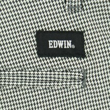 EDWIN エドウィン KT0503 千鳥チェック★ ストレッチ スラックス パンツ Sz.36　メンズ 大きいサイズ　A3B02532_5#R_画像7