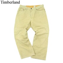 Timberland ティンバーランド 秋冬 コーデュロイ★ ストレッチ ストレート パンツ Sz.35　メンズ 大きいサイズ　A2B04995_B#Q_画像1