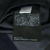 UNIQLO ユニクロ 秋冬 ウール カシミヤ チェスター コート Sz.S　メンズ ネイビー　A2T12665_B#N_画像8