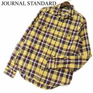 JOURNAL STANDARD ジャーナルスタンダード 通年 長袖 ワーク★ チェック シャツ Sz.M　メンズ　A3T05517_5#A