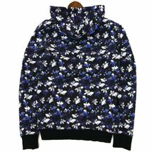 MARKUS LUPFER マーカスルプファー 通年 花柄 フラワー★ 総柄 スウェット プルオーバー フーディー パーカー Sz.XS　メンズ　A3T02885_3#I_画像4