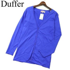 【新品 未使用】 Duffer ダファー 通年 コットン カーディガン Sz.M　メンズ 日本製　A2T07615_7#F