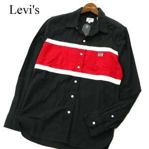 【新品 未使用】 Levi's リーバイス 79822-0001 通年 ブロックカラー 長袖 シャツ Sz.S　メンズ　A2T07565_7#C