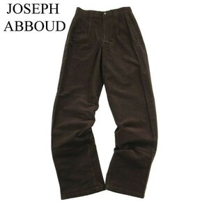 【新品 未使用】 JOSEPH ABBOUD ジョセフ アブード 秋冬 ツータック スラックス パンツ Sz.76　メンズ　A2B00101_1#Q