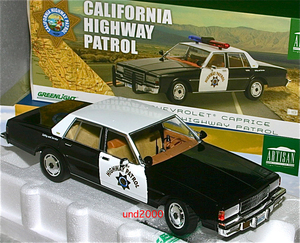 Greenlight 1/18 1989 Chevrolet Capriceシボレー カプリスCalifornia Highway PatrolポリスカーCHIPsカリフォルニア ハイウェイパトロール