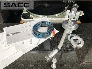  tone arm SAEC WE-506/30 long CX-5006B PHONO cable etc. attached Audio Station