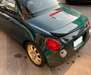 New item Daihatsu Copen L880K Genuineオプション リアスポイラー ダークGreenマイカ 6Q7塗装済み リアウィング ルーフスポイラー トランク