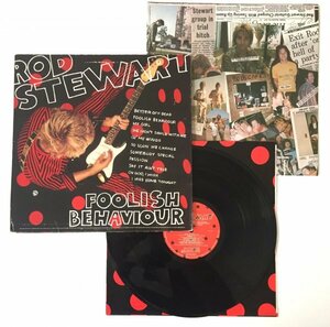 ☆歌詞カード付☆【Foolish Behaviour　Rod Stewart】【パンドラの匣　ロッド・スチュワート】　全11曲　LPレコード