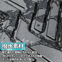 SALE 新型ジムニー JB64 ジムニーシエラ JB74 3D トランクマット（ブロックパターン）車種専用設計 防水 防汚_画像7