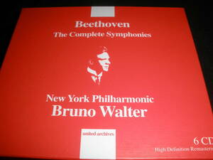 廃盤 ワルター ベートーヴェン 交響曲 全集 ニューヨーク モノラル ボーナス 6CD UA ブルーノ 1941 Beethoven Complete Symphonies Walter