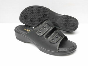  sale virtue .T51 black LLtokeiTokuei made in Japan hallux valgus wide width 4E woman lady's office work place office mode put on footwear sandals hep....