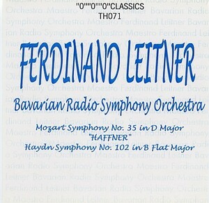 ライトナー：モーツァルト・３５番「ハフナー」、ハイドン・交響曲102番、88年、ライヴ、バイエルン放送響。