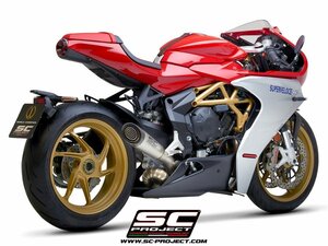 【国内在庫】SC-PROJECT SCプロジェクト S1 スリップオン マフラー &フルチタンパイプ MV AGUSTA SUPERVELOCE 800 スーパーヴェローチェ ★