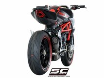 【国内在庫】SC-PROJECT SCプロジェクト S1スリップオンサイレンサー&S字フルチタンリンクパイプ MV AGUSTA BRUTALE ブルターレ 675/800_画像4