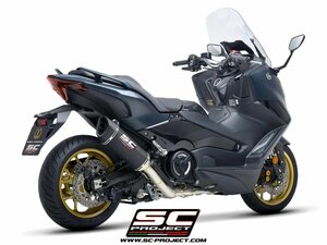 【国内在庫】SC-PROJECT SCプロジェクト レーシングフルエキゾーストシステム 2-1 & SC1-R サイレンサー バッフル付 YAMAHA TMAX560 '22-23