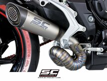 【国内在庫】SC-PROJECT SCプロジェクト S1スリップオンサイレンサー&S字フルチタンリンクパイプ MV AGUSTA BRUTALE ブルターレ 675/800_画像6