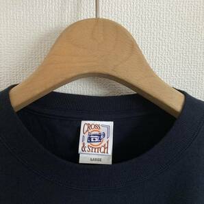 【OJI EAGLES】Tシャツ L シーズン 選手クレジット 苫小牧王子 レッドイーグルス 名門 ICE HOCKEY ネイビー 未使用品 送料無料の画像3