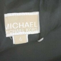  MICHAEL MICHAEL KORS / マイケルコース レディース ひざ丈スカート ポケット有 スカート size4 W62-66 モノトーン 日本製 I-2776_画像4