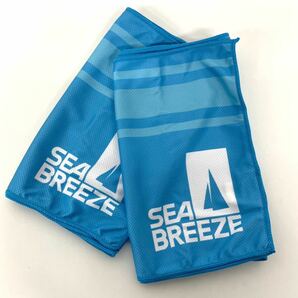 新品■SEA BREEZE シーブリーズ クールタオル 2個 冷感タオル ブルー 熱中症対策 ジョギング ランニングの画像2