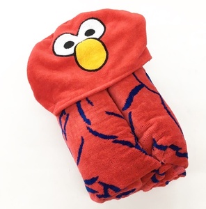 SESAME STREET large size with a hood . towel * beach towel bath towel Elmo *