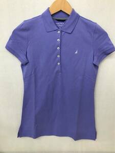 ◆新品 NAUTICA ノーティカ レディース 半袖ポロシャツ XS ラベンダー